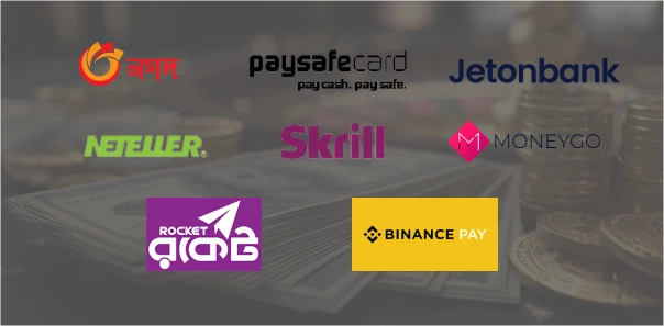 WinWinBet deposit options with bKash, Nagad, Rocket, Upay, and MoneyGo